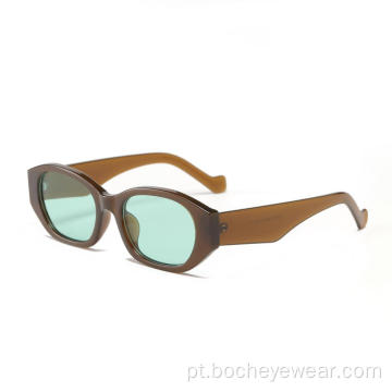 Óculos de sol retângulo de cor doce retrô 2022 da moda mais recente óculos de sol quadrado feminino